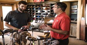 QR Codes For Golf Equipment Store Business